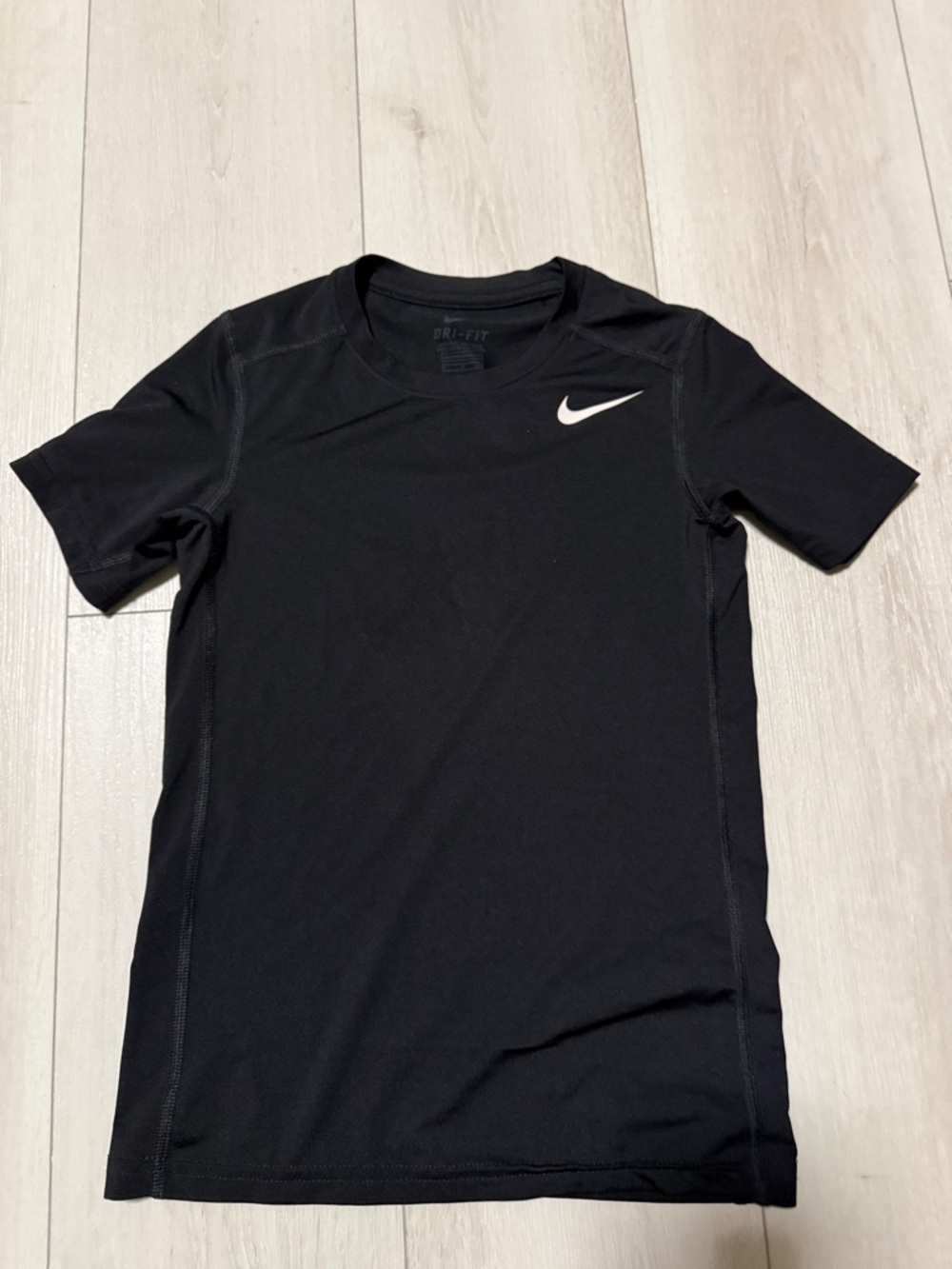 Nike Kid’s Black Short-Sleeve Dri-FIT Athletic Tee Size Small
